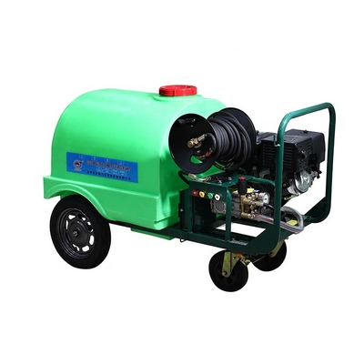 High Pressure Good Quality 25MPa 250bar 15HP Hotels Pesticide Jet Cleaner Machine Outdoor Sprayer Car Washer With Water Tank
